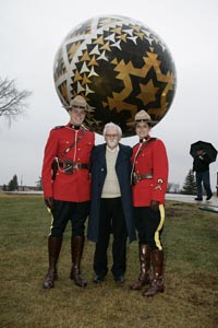 150 greet Flame in Vegreville despite pouring rain